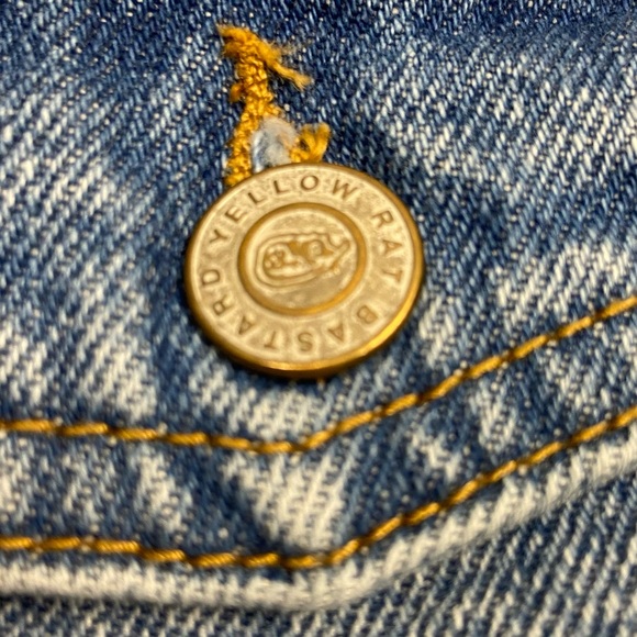 John Galt X Yellow Rat Bastard Wide Leg Flare Bootcut Jean Brandy Melville - Picture 7 of 16